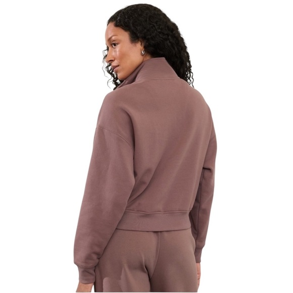 Athleta Forever Fleece 1/2 Zip High Hip Pullover - Picture 2 of 9